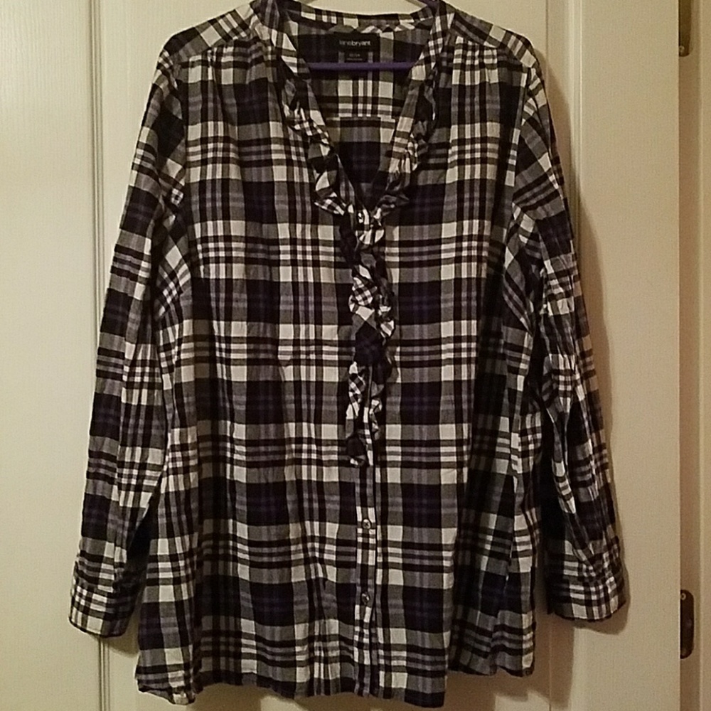 Plaid Lane Bryant Blouse